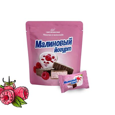 Конфеты Птичье молоко Малиновый йогурт в Пирожникофф по цене 240 ₽