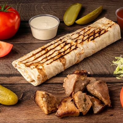 Шаверма Стандарт Свинина гриль в GRILL & SUSHIMASTER - ГРИЛЬ и СУШИ МАСТЕР по цене 199