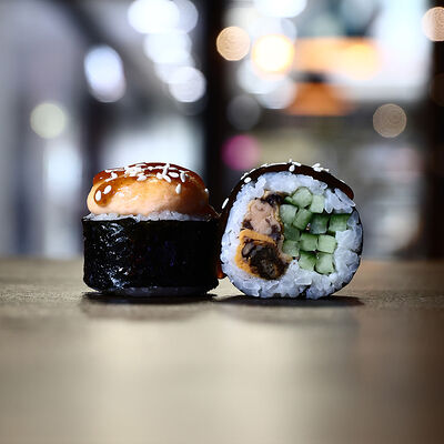 Запеченный С Мидиями в Burger&Sushi по цене 411 ₽