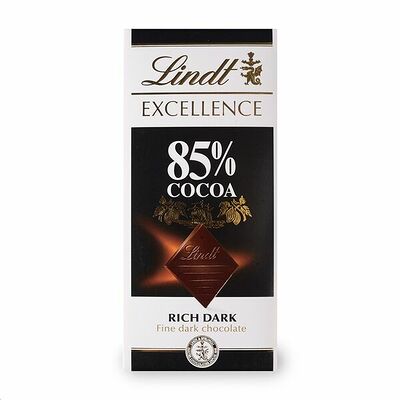 Шоколад Экселланс 85% какао, Lindt в Азбука Вкуса Экспресс Меню по цене 250 ₽