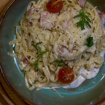 Классическая паста Карбонарав Общепит по цене 420 ₽