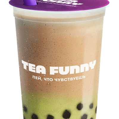 Миндальный Раф (теплый) S в Tea funny Bubble tea по цене 550 ₽
