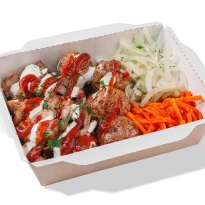 Бокс со свининой в Мясо Кстати по цене 389 ₽