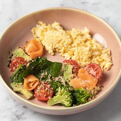 Скрэмбл с лососем в Кэрри по цене 495