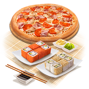 Набор №4 в PIZZASUSHIWOK по цене 1069 ₽