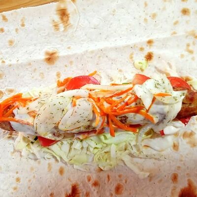 Люля-кебаб в лаваше в Wаурма & Gyros по цене 300 ₽