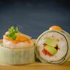 Сашими-ролл с камчатским крабом, тигровыми креветками в огурце в Yellowfin by Bluefin по цене 1490