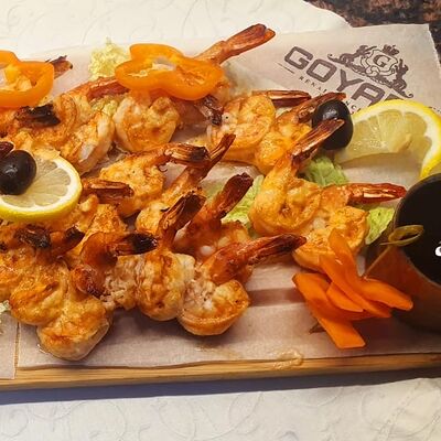 Шашлык из тигровых креветок в Шафран по цене 1650 ₽