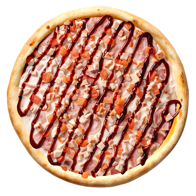 Барбекю пицца в П-ПЕППЕРОНИ по цене 549 ₽