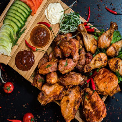 Шашлык из курицы ассорти в Gusto по цене 480 ₽