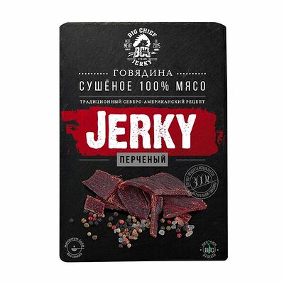 Джерки из говядины перченые Big Chief Jerky в Азбука Вкуса Экспресс Меню по цене 208 ₽