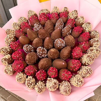 Букет из клубники в шоколаде Мечта в Букет Альфред I клубника в шоколаде и букеты по цене 9990 ₽