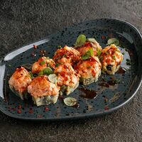 Темпура ролл с тунцом и креветкой в Puberty