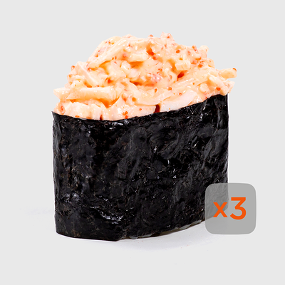 Спайси Гункан с крабом в Моккано по цене 299 ₽