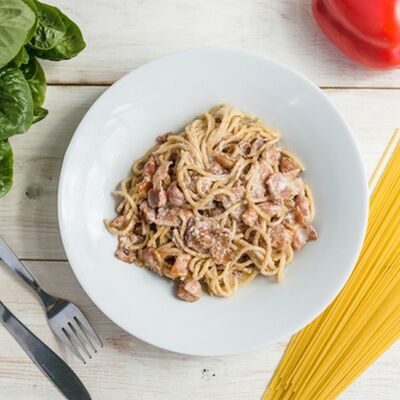 Паста Карбонарав За плетнём по цене 309 ₽