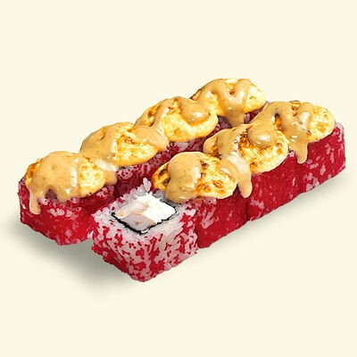 Ролл Якудза Запечённый в Khaki Sushi по цене 484 ₽