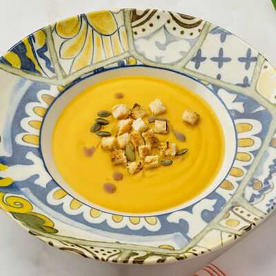 Тыквенный крем-суп с гренками в Osteria Dolce по цене 250 ₽