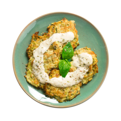 Оладьи из кабачков в Азбука Вкуса Экспресс Меню по цене 298 ₽