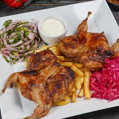 Перепелка на мангале в Сапфир Premium HITS & GRILL по цене 1200 ₽