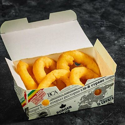 Луковые кольца 8 шт в Бургер клаб по цене 250 ₽