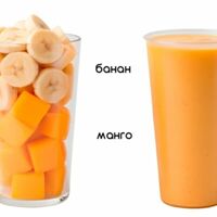 Манго-Банан в Киви фрут бар