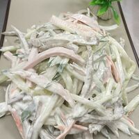 №1020 Майонезный салат с языком в Минутка