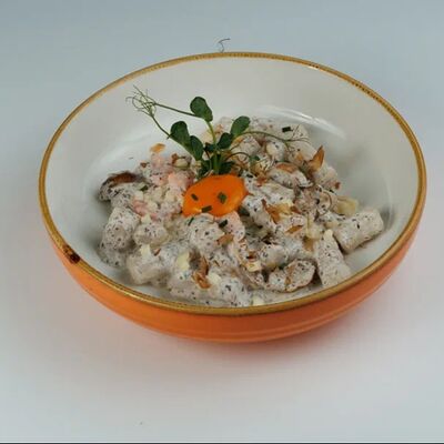 Токпокки с лососемв Юдзу Азия по цене 780 ₽