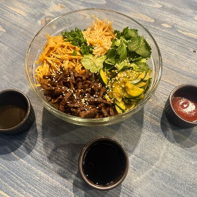 Кукси (холодный корейский суп) в Три печи по цене 1400 ₽