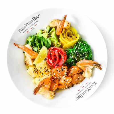 Поке с лососем и соусом Никкей в TomYumBar по цене 888