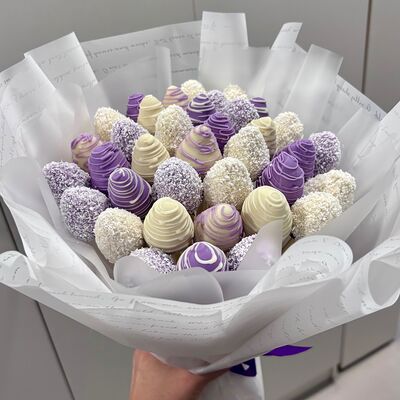 Букет клубники в шоколаде №6 в Di Panna Confetteria по цене 3590 ₽