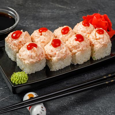 Ролл фирменный Вулкан в Sushi Pizza Top по цене 589 ₽