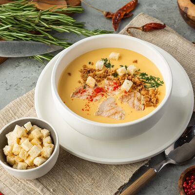 Крем-суп в Вкусный цыпленок по цене 390 ₽