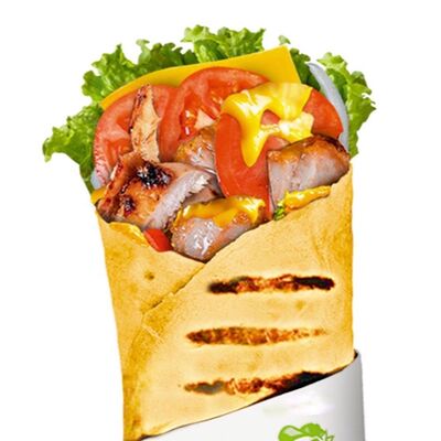 Шаурма Сырная со свининой большая в Ростовский Гриль по цене 353 ₽