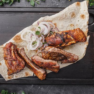 Свиные ребрышки BBQ в Асгард по цене 1050 ₽