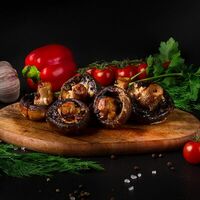 Шампиньоны на углях в Lamadjo 8888