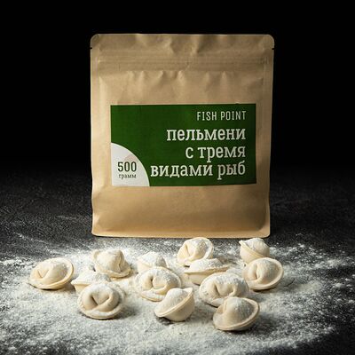 Пельмени с тремя видами рыб в Fish Point по цене 1050 ₽