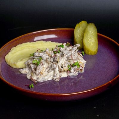 Бефстроганов в Огонек по цене 580 ₽