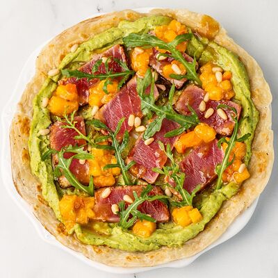 Роти с тунцом татаки и хурмой в Честная Рыба по цене 1060 ₽