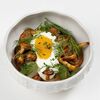 Жареный картофель с грибами, щучьей икрой и сметаной в Aroma по цене 1010