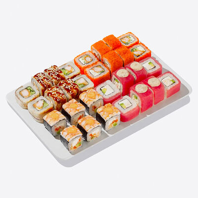 Сет Праздничный в Много лосося по цене 2210 ₽