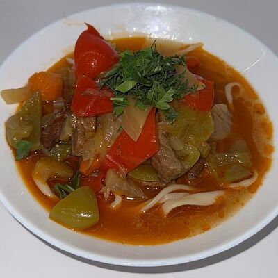 Лагман с говядиной в Adana Kebab по цене 450 ₽