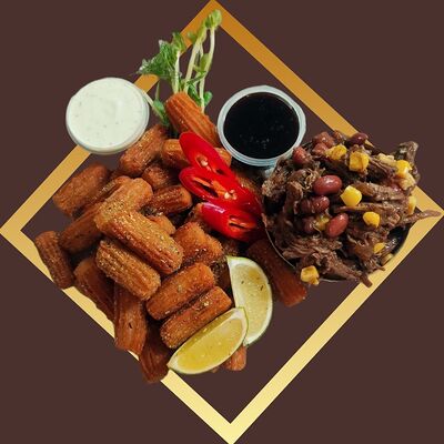 Сет Чуррос с рваной говядиной в Churreria Comida Mexicana по цене 27 р.