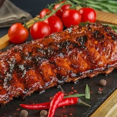 Шашлык из свиных ребер в Огонь и Мясо по цене 1950 ₽