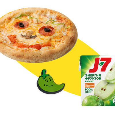 Сет Кидс с пиццей и джибитсом в Папа Джонс по цене 680 ₽