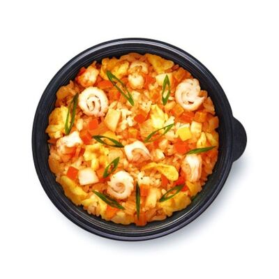 Чесночный рис с креветками в Доставка kaifa по цене 699 ₽