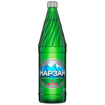 Вода газированная Нарзан, 0,45 л в Мангал & Гриль по цене 230 ₽