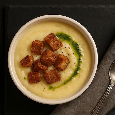 Сырный суп-пюре в YO! PIZZA по цене 390 ₽