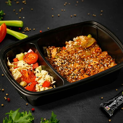 Мини бенто с тяханом в Жиши суши по цене 456 ₽