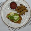 Куриный шницель с картофельными дольками в ZEBRA по цене 460