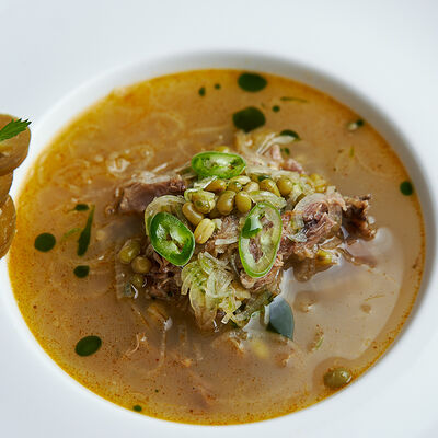 Тосканский суп с хвостами в Dolce Far Niente по цене 750 ₽